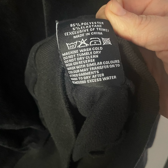 Killstar ‘Fester’ Black Velour Unisex Oversized Hooded Sweatshirt Size L - Picture 5 of 6